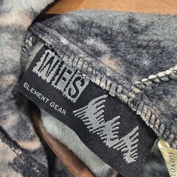 WFS Element Gear Hoodie Mens XL Camo Burly Gang Woodland Pullover Sweatshirt - Picture 3 of 14